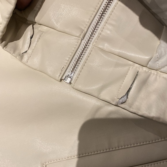 Oak + Fort Faux Leather Jacket - Picture 3 of 4